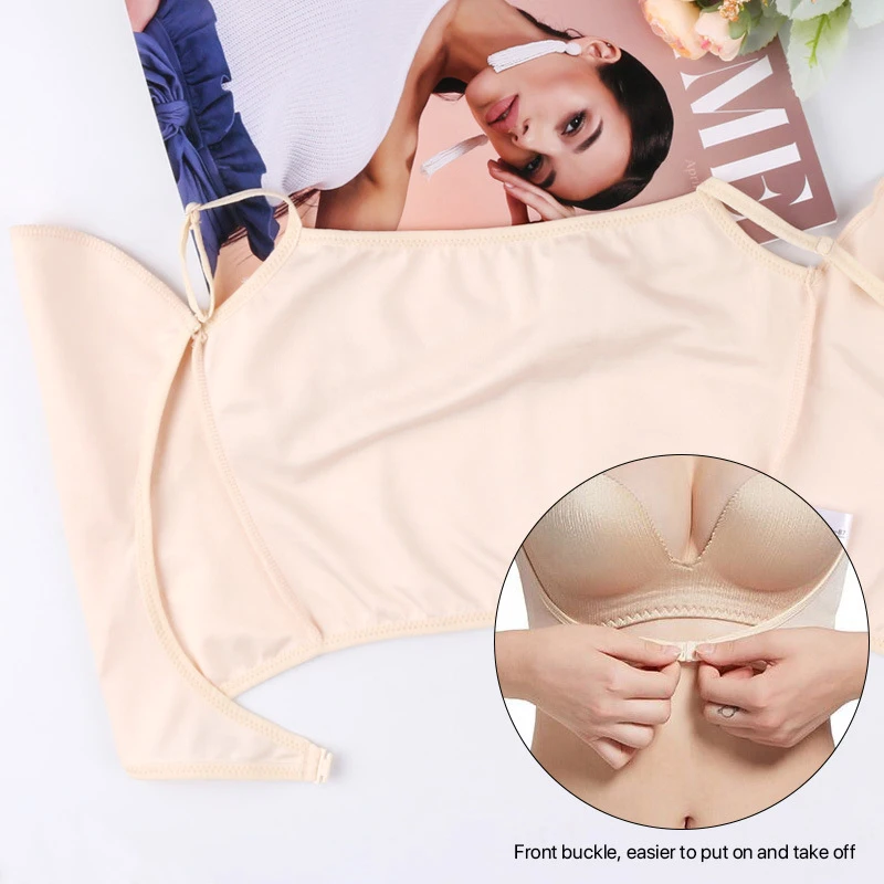 Coussinets anti-transpiration lavables pour femmes, tampons sous-ati elles en forme de T-shirt