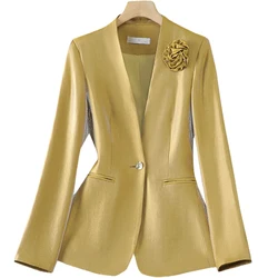 Women's Spring And Autumn Hot-selling Suit Jacket New Suit Early Spring Solid Color Office Lady Small Suit Top Coat