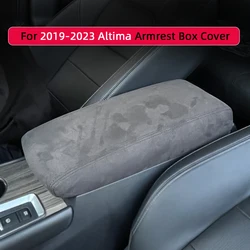 Center Console Auto Seat Armrests Box Pad For Nissan Altima/Teana 2019 2020 2021 2022 2023 Leather Car Armrest Pad Covers