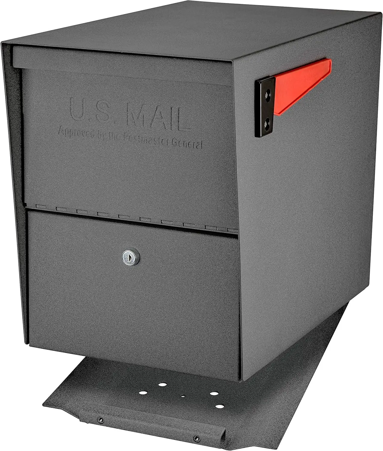 Package Master Curbside Locking Security Mailbox | Granite 21.5 x 12 x 16.5 inches