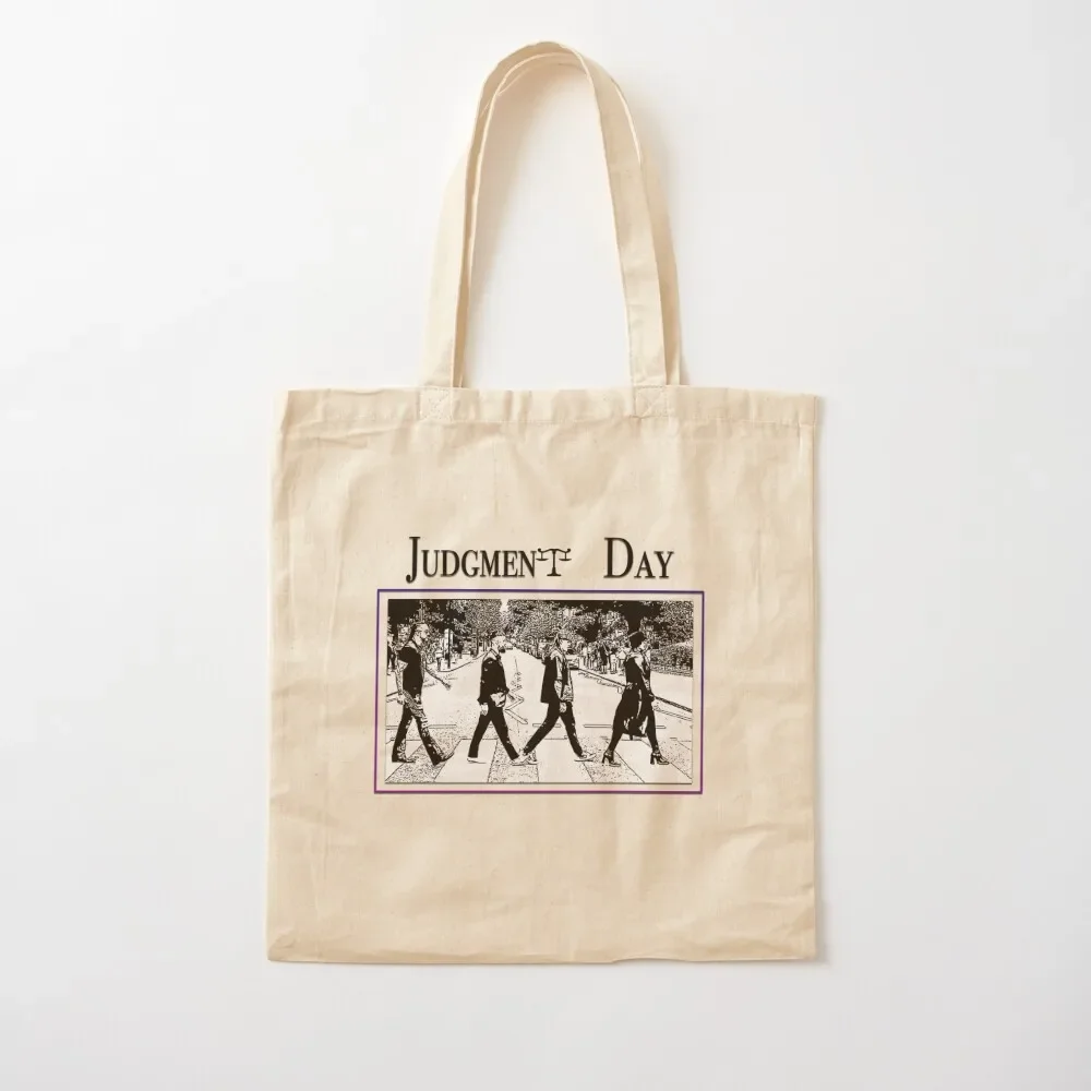 Judgment Day on Abbey Road (FanArt) Tote Bag sacs de shopping Lady bag large size bags