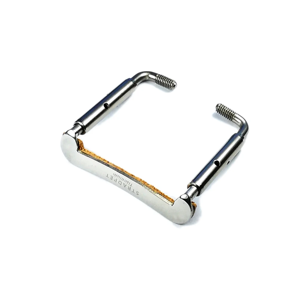 STRADPET Titanium U-Type Chinrest Clamps in width 42mm for Viola, Refine version