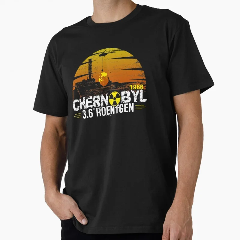 

In Memory of Chernobyl catastrophe in 1986 3.6 roentgen Retro gift t shirt for man 100% cotton Men's All size S-6XL Tops