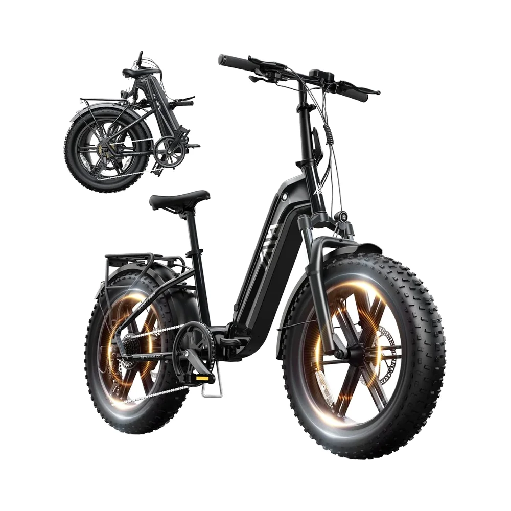 

TST Buddy Pro 1200W Folding Electric Mountain Bike: 48V 720Wh Removable Ebike