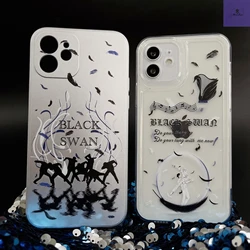 Blackswan Case For iphone 15 PROMAX 15PLUS 6 6S 7 8 SE2 8Plus X XS XR XSMAX 11Pro 11Promax 12Pro 13Pro 13mini 14ProMax 14Plus