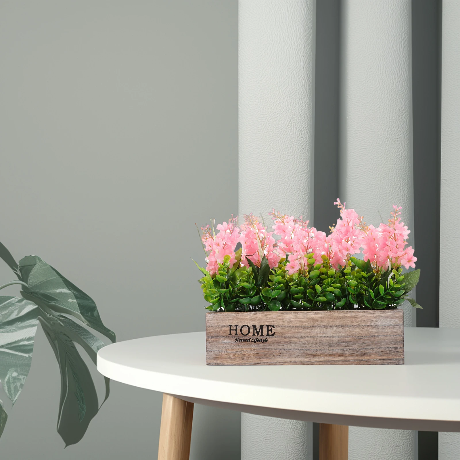 

Simulated Hyacinth Bonsai Realistic Silk Flower Potted Plant Artificial Greenery Wedding Table Adornment Home Office Decor Fake