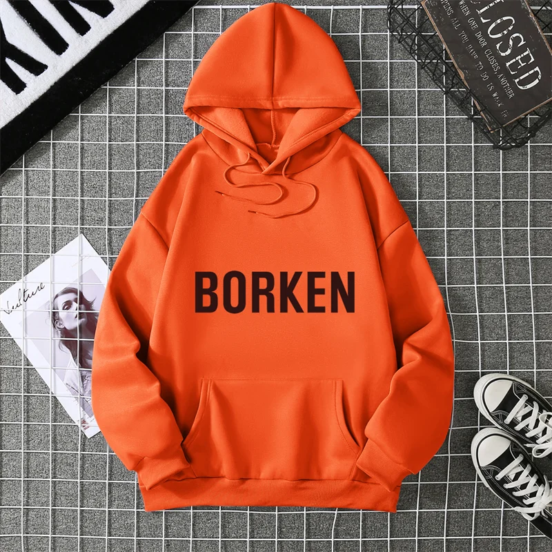 Dames sweatshirt met lange mouwen en capuchon uit 2025 met bedrukte retro hiphopstijl voor sport- en vrijetijdskleding over seizoenen CYXX 341