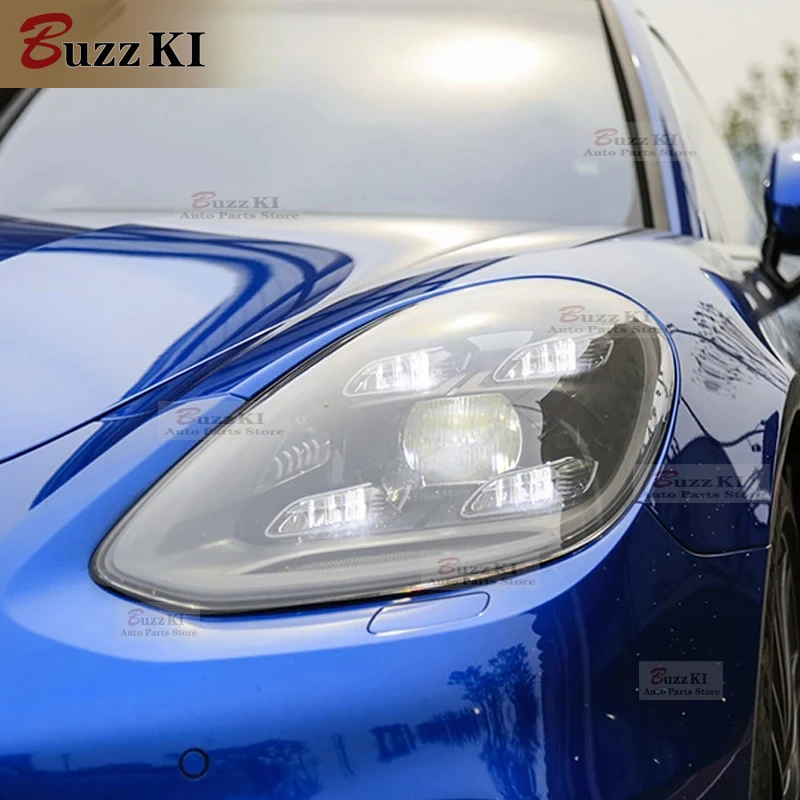 

Для Porsche Cayenne 958 Macan Panamera 971 Taycan 911, защитная пленка для фар автомобиля, дымчатый черный оттенок, виниловая прозрачная наклейка