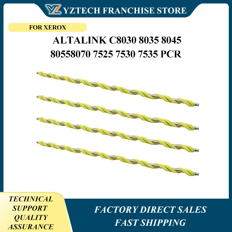 

4PCS Charge Roller Cleaning Roller 7545 7830 7855 7845 For Xerox AltaLink C8030 8035 8045 8055 8070 7525 7530 7535 PCR