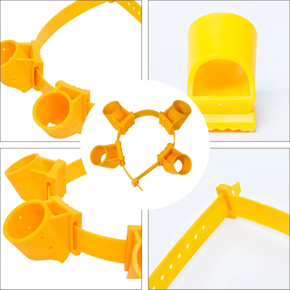 

5pcs Tree Fixator Support Landscape Holder Ties Straightening Stake Kit Young Plant Cage Enlarged Friction Surface Slope