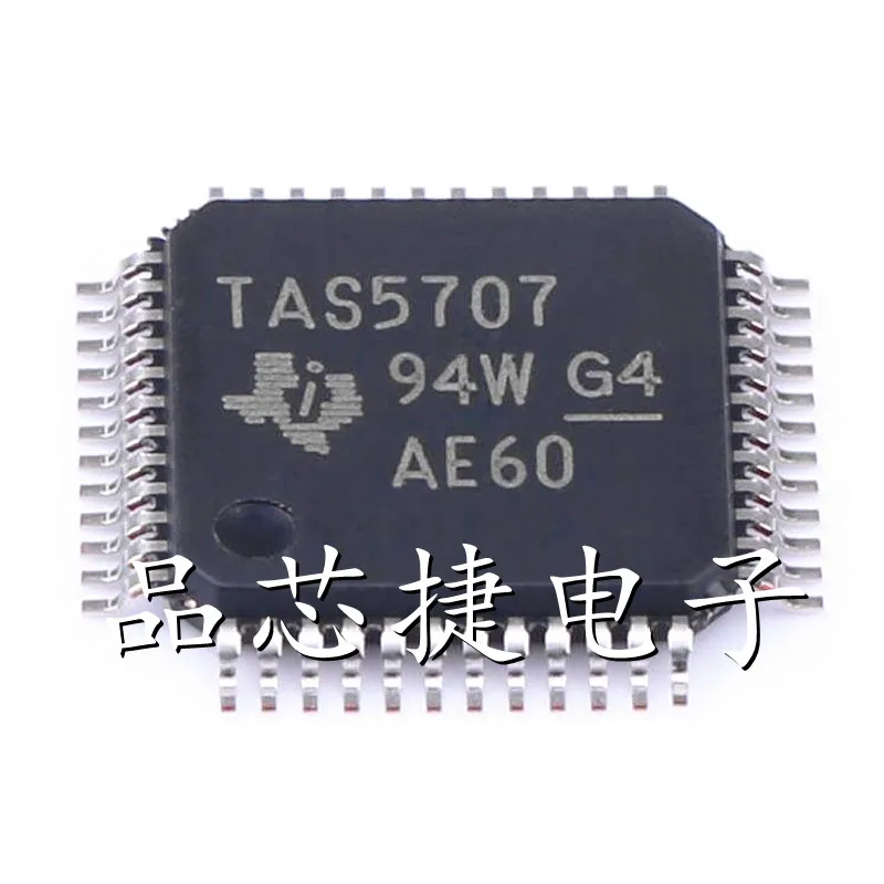 

5pcs/Lot TAS5707PHPR TAS5707PHP Marking TAS5707 HTQFP-48 20-W Open-Loop Stereo Digital Input Class-D Audio Amplifier