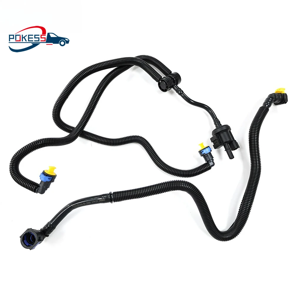 Conjunto de Válvula Solenoide del Canister de Carbón F2G39D289BA con Tubo para Ford Edge 2.0L 2015-2019, Válvula de Purga del Canister de Vapor 5306474