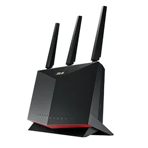 ASUS-RT-AX86U WIFI ROUND FOR GAMES, AX5700 ROG, 5700 MBPS, DOUBLE BAND, WI FE, 2500 SQUARE FEET, 35 + DEVICES, NVIDIA GEFORCE 8 Main Sales Router Asus - №7
