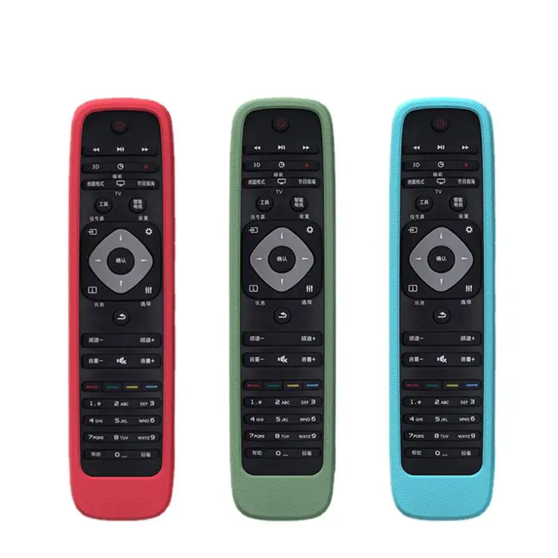 Soft Silicone Remote Cover For Philips SMART TV Shockproof Dustproof Protective Case Cover For Smart TV Remote Control Luminous