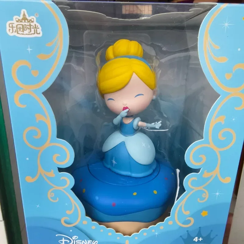 Disney Sneeuwwitte Assepoester Ariel Belle Prinses Muziekdoos Speelgoed Actiefiguren Danspop Model Verzamelbare Ornamenten Kids Cadeau