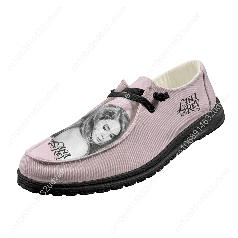 Lana Del Rey Singer Loafers Men Woman Youth Casual Shoes Durable Lightweight Flat Footwear Outdoor Daily Work Custom Shoe Black