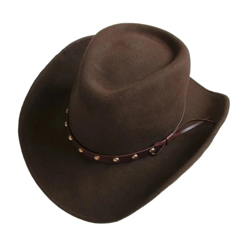 100% Pure Wool Cowboy Western Hats for Men Western Sombrero De Hombre Cappello Uomo Cowgirl Country Wild West Cow Boy Hats