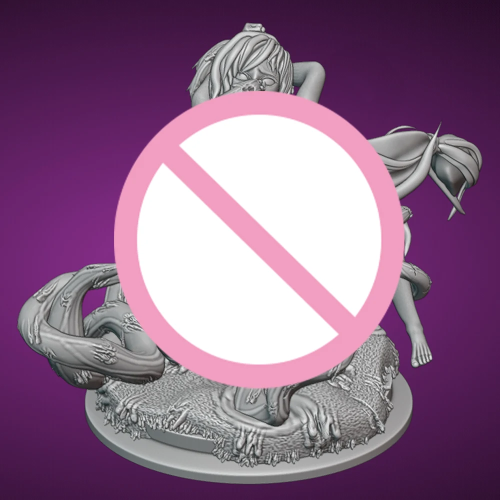 

1/24 WAIFU Tentacle Monster Sexy Girl NSFW Resin Model Figure Toy Craft Unassembled Miniature Reduction Statue Unpainted Kit