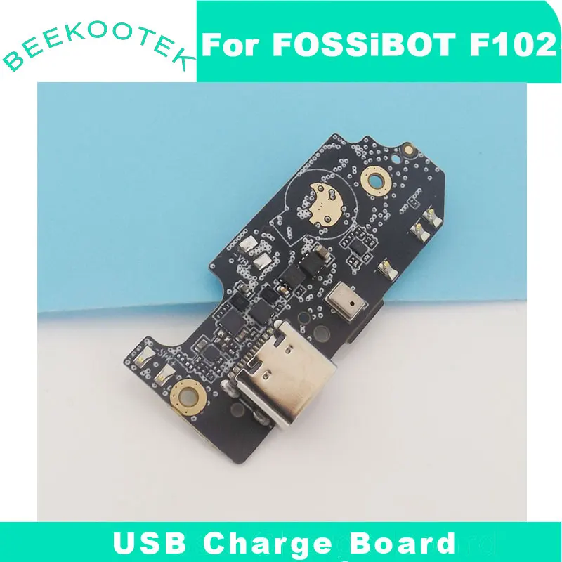 

Новая оригинальная USB-плата FOSSIBOT F102, порт для зарядки, плата микрофона, аксессуары для смартфона Fossibot F102