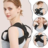 Invisible Back Posture Corrector Trainer Adjustable Shoulder Brace Straight Holder Clavicle Support For Men Women Adult Chi E3Y4