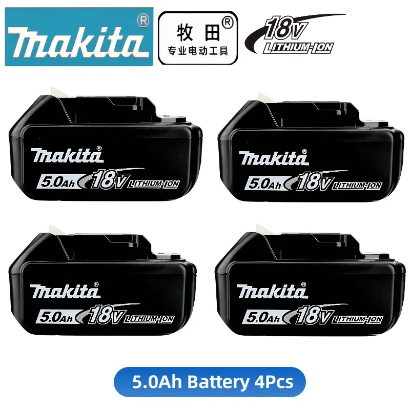 Original Makita 18V 6.0Ah Power Tool Rechargeable Battery, for Makita DTD172 TW004G DTW190 DTW285 18V power tool LED Lithium-ion