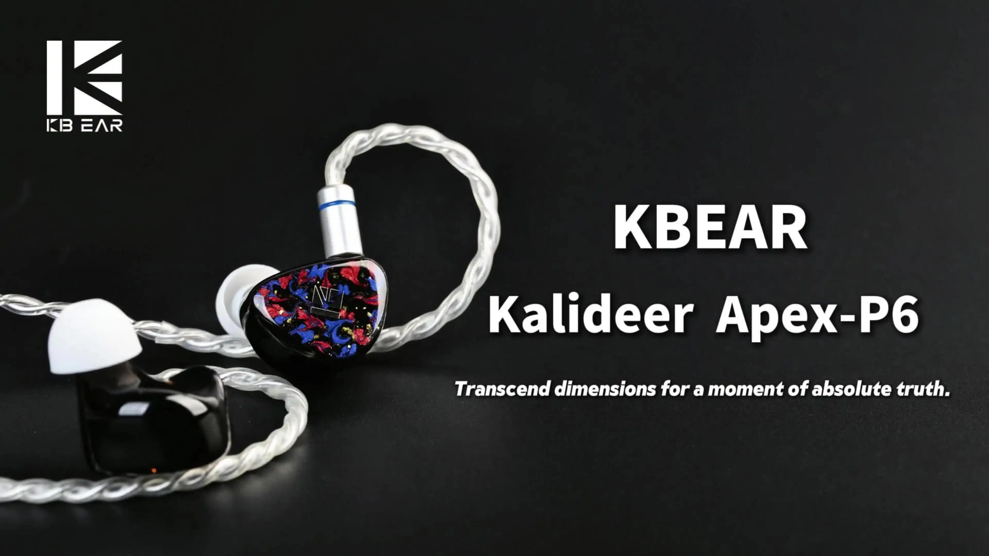 KBEAR Kalideer Apex-P6 1DD+1BA+1Piezo Hybrid IEM Headphones 3D