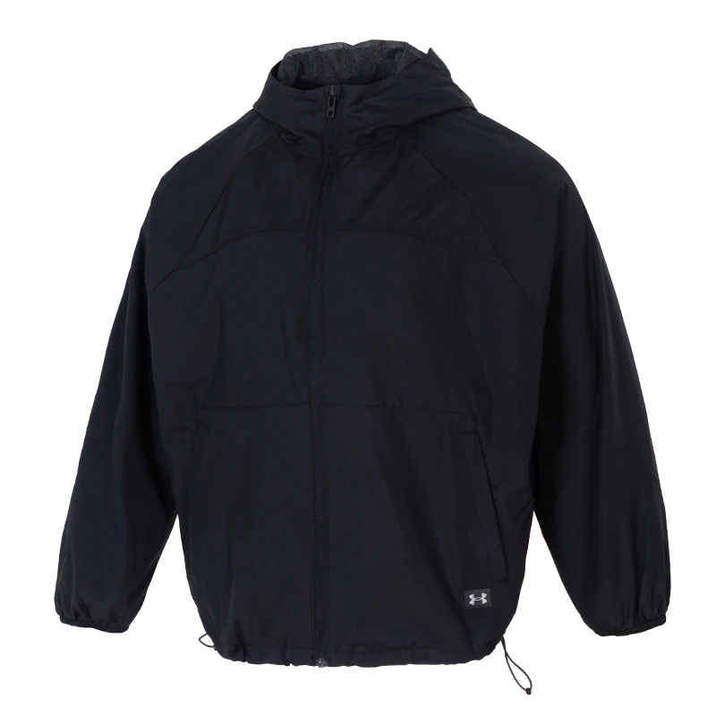 

Мужская тренировочная куртка Underarmour)/Ua, тканая куртка с капюшоном Ua Rush Woven Fz 1382896-001