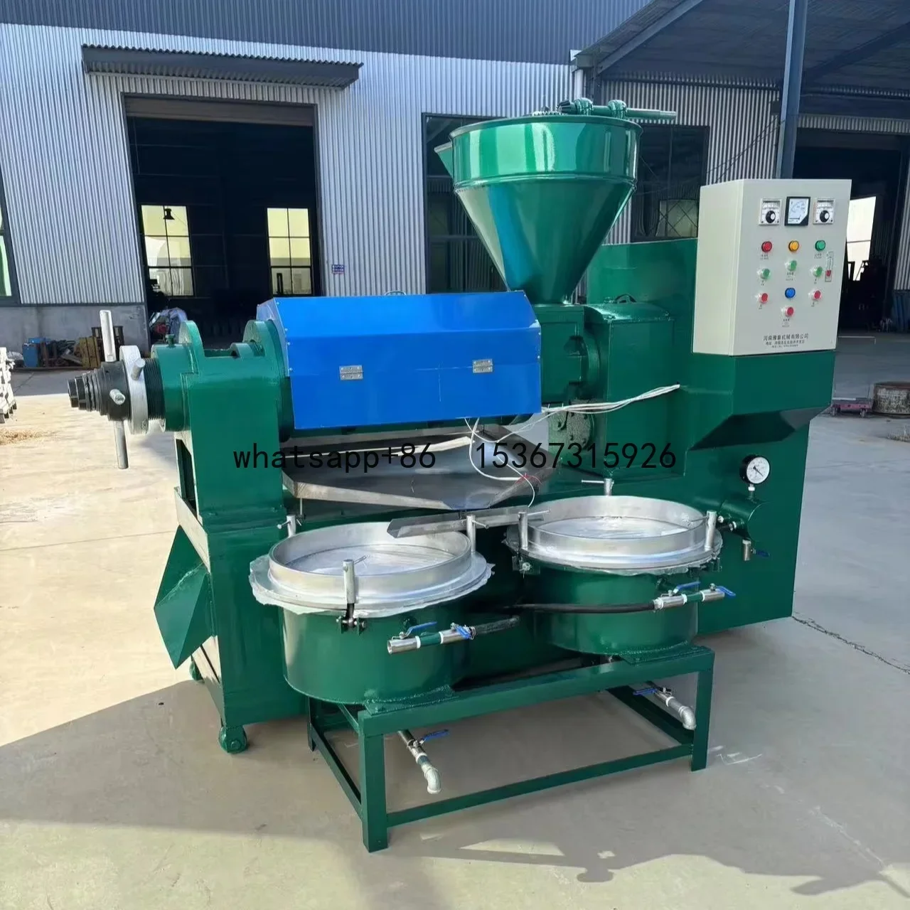 a 6YL-160 Oil Press Machine with Heating and Filtering System Oil Extraction Machine with Vacuum Filter
