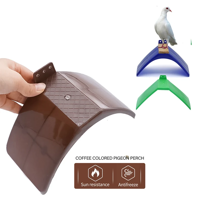 5pcs Pigeon Dove Bird House Parrots Plastic Rest Stand Frame Dwelling Perch Shellhard Bird Supplies 4 colours