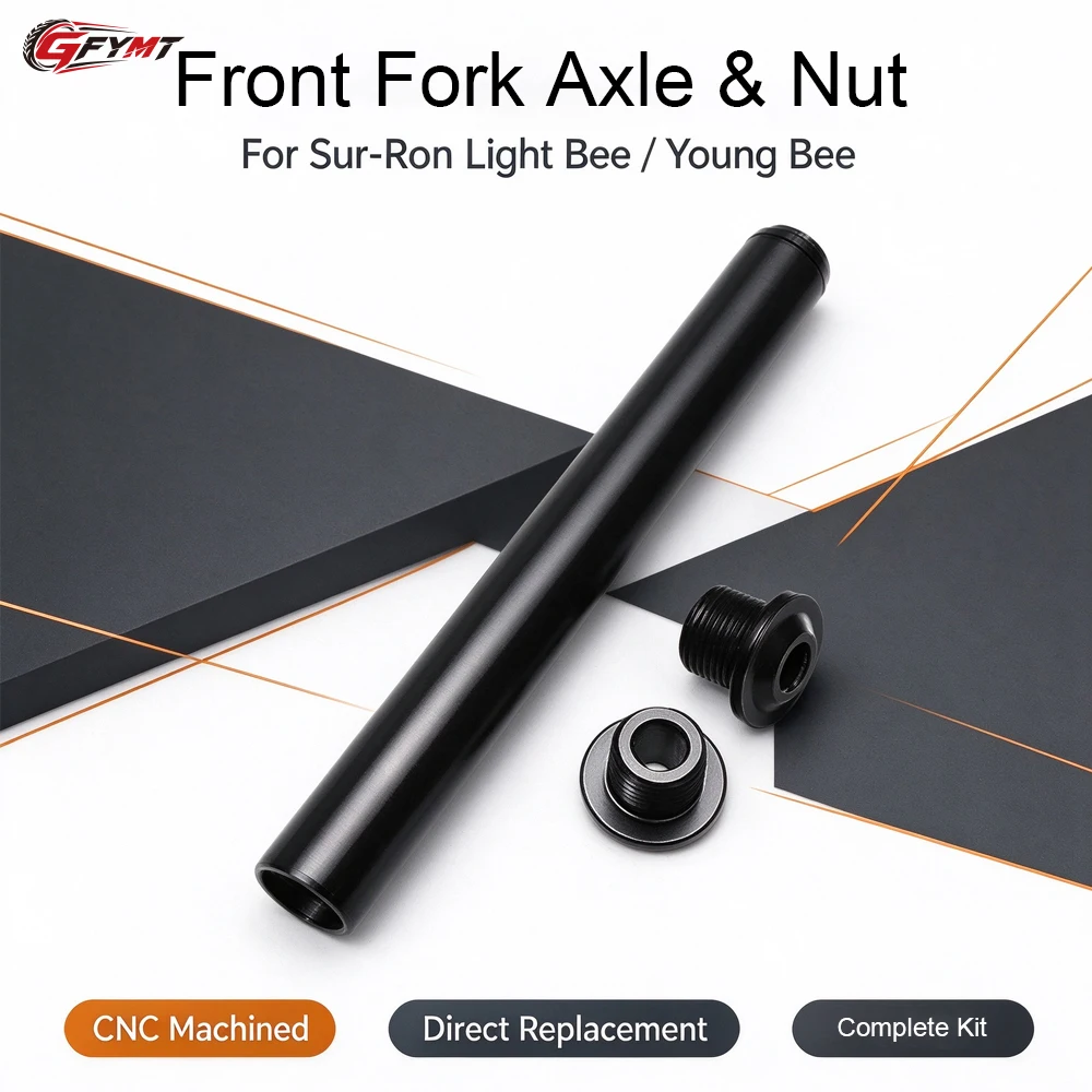 Front Shock Absorber Axle For Surron Light Bee Young Bee Original Front Fork Barrel Shaft Electric Dirt Bike Replacement Parts