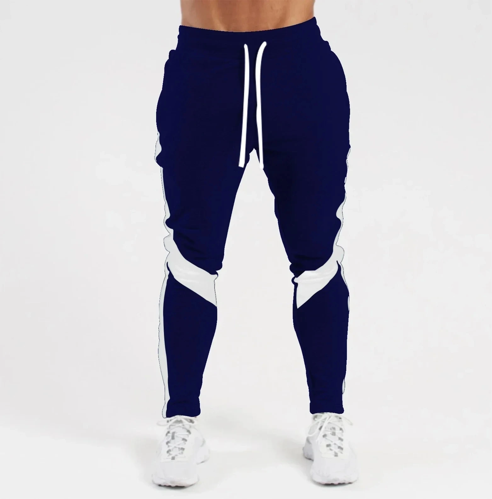 Mens Joggers Casual Pants Fitness Men Sportswear Tracksuit Bottoms Skinny Sweatpants Trousers Black Gyms Jogger Track Pants