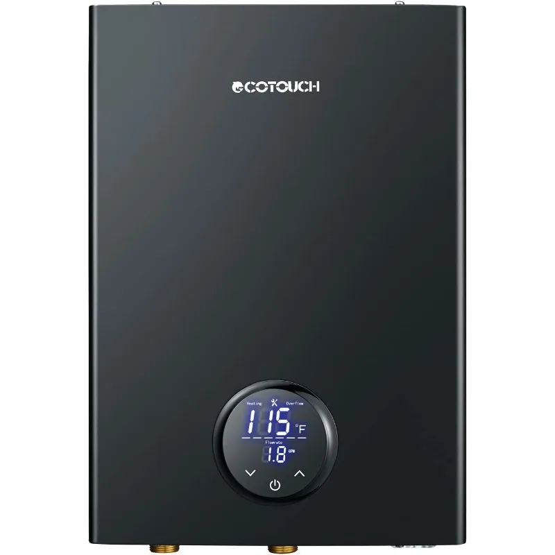 Electric Tankless Water Heater, ECOTOUCH 14kW Instant Hot Water Heater on Demand 240V Point of Use Hot Water Heater ETL