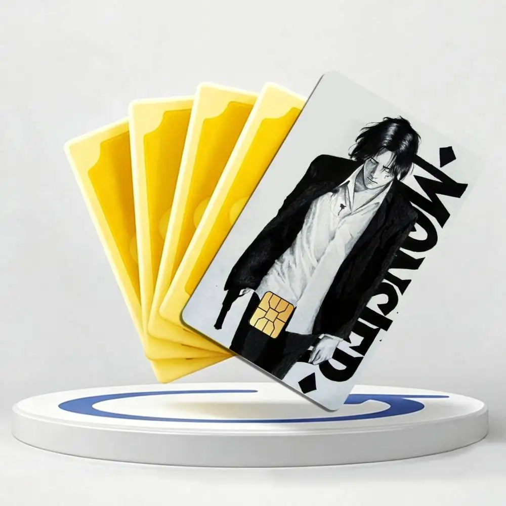 Kenzou Tenma Anime M-Monster Card Stickers for Bank Access Protective Waterproof Film Cover Sticker Gift