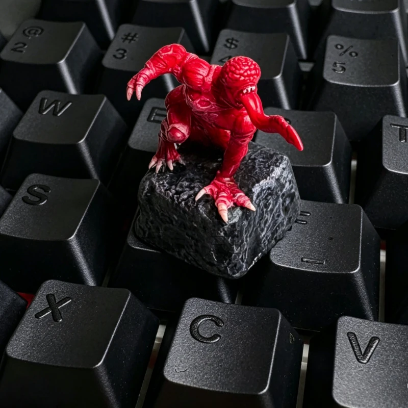 

Horror Themed Zombie Keycap Personalized Creativity Mechanical Keyboard Keycaps Custom Handmade Production for Movie Enthusiasts