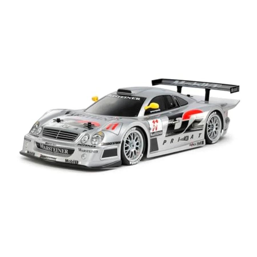 

5731 1/10 R/C 1997 Mercedes-Benz CLK-GTR TC-01 Электрическая модель автомобиля с карбоновым кузовом черного цвета, высокая скорость и отличные характеристики