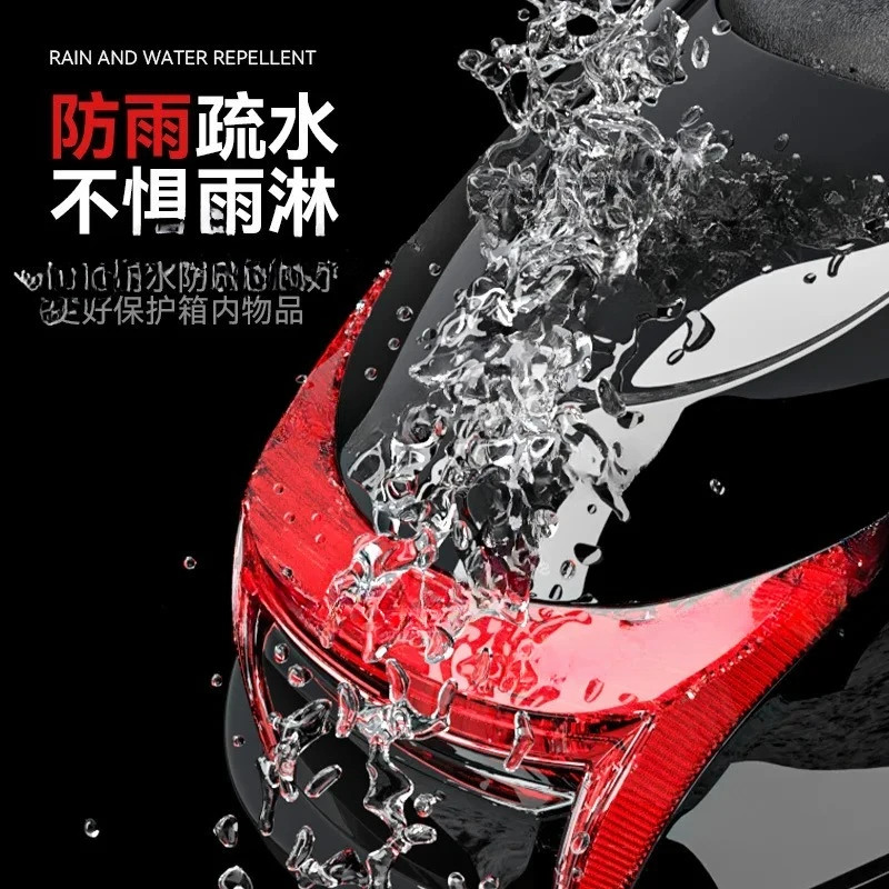 Electric vehicle trunk, battery car trunk, universal thickened large anti-shake pedal motorcycle large-capacity storage box