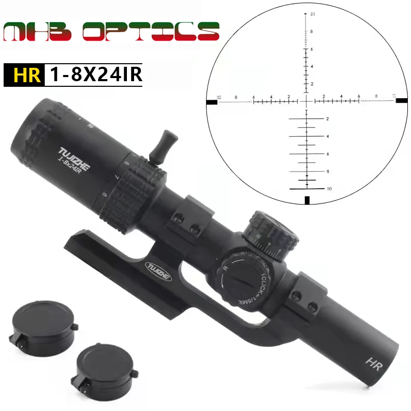 

Ghost Fox HR1-8X24IR close range hunting optical sight, hunting rifle sniper scope, super strong impact resistance performance