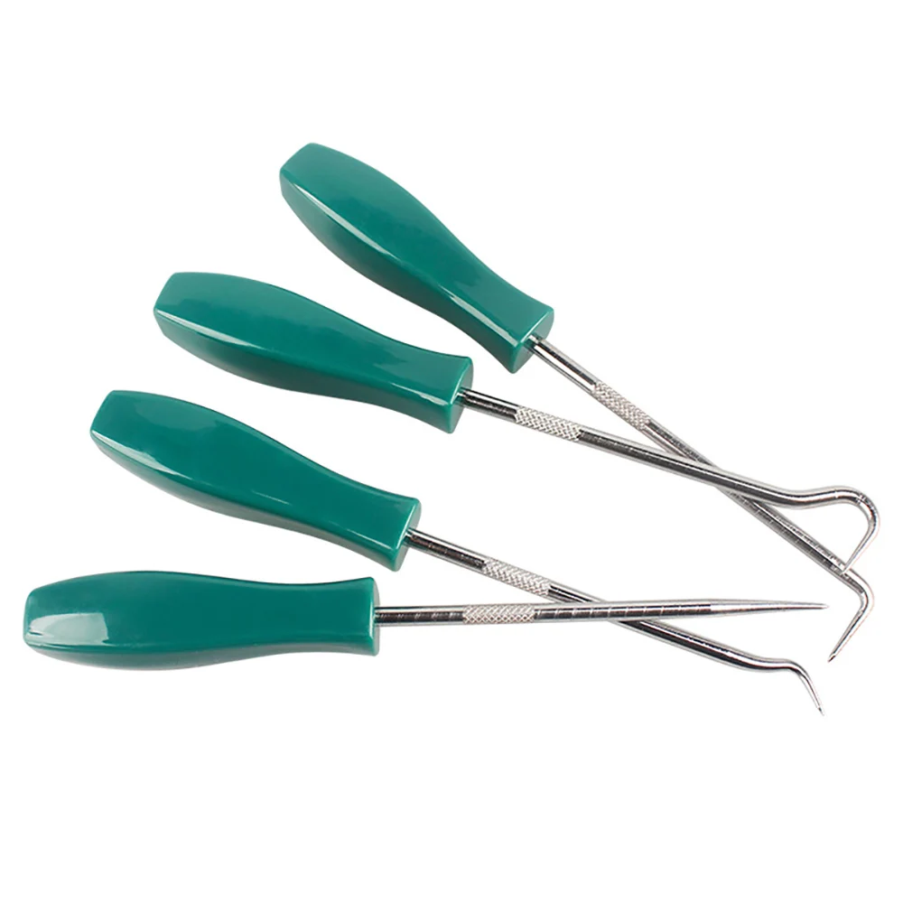 

Car Oil Seal Removal Tool 4-Pieces Portable Precision O Ring Remover Bearing Seal Puller O Seal Gasket Puller Remover Pick Hooks