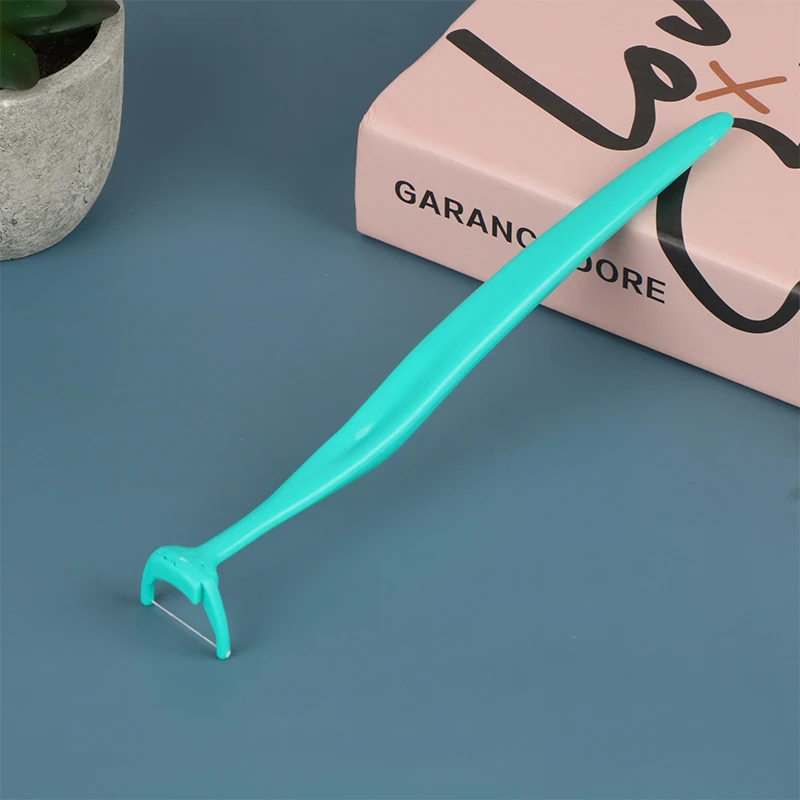 20Pcs Replaceable Dental Floss Sticks Oral Cleaning Reusable Floss Sticks Dental Teeth Sticks Oral Care Hygiene Toothpick