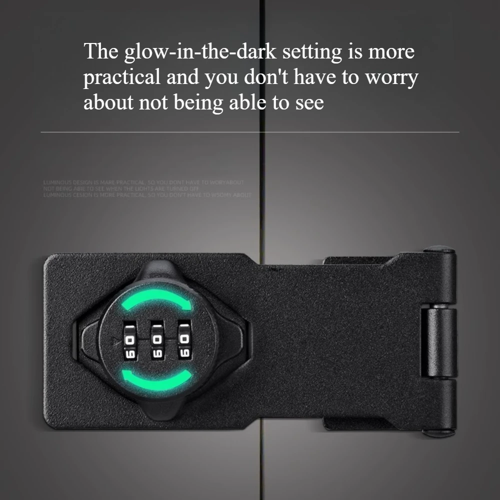 قفل مجمع غير مثقوب قفل مضاد للسرقة 90 درجة مع مسامير لخزانة باب الخزانة خزانة خذاء قفل خزانة ملابس بأدراج #5