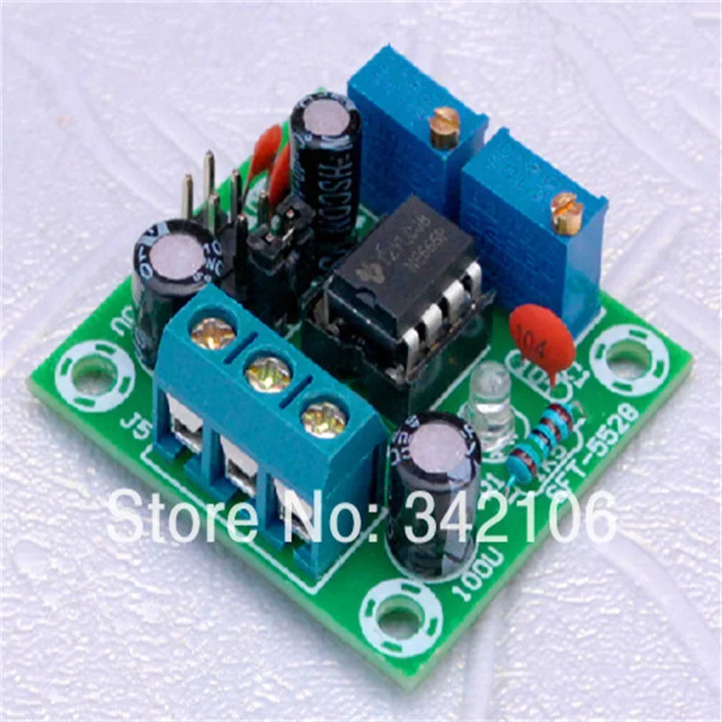 NE555 Frequency Adjustable Duty Cycle Pulse, Signal Generator, Stepper Motor Driver Module Sensor