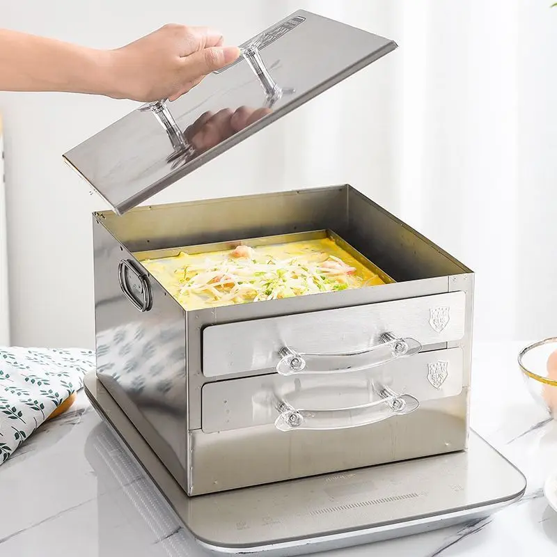 ماكينة صنع المكرونة الأرز المنزلية الصغيرة المصنوعة من الفولاذ المقاوم للصدأ أداة تبخير المعكرونة الأرز الصغيرة بالبخار #1