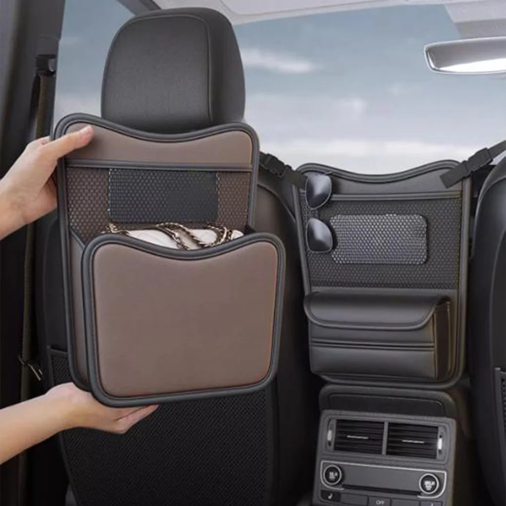 

Multifunctional Storage Pocket Between Car Seats Car Net Pocket Handbag Holder Portable Car Organizer Car Interior Accessories