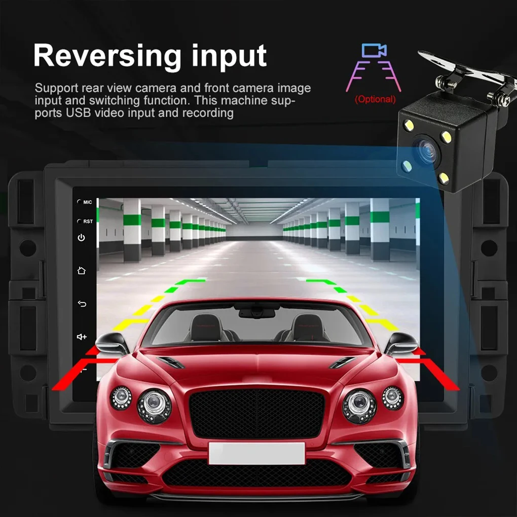 2 din ستيريو لجي إم سي يوكون تشيفي سيلفرادو سييرا اللاسلكية Carplay أندرويد راديو تلقائي مشغل وسائط متعددة لتحديد المواقع نافي راديو