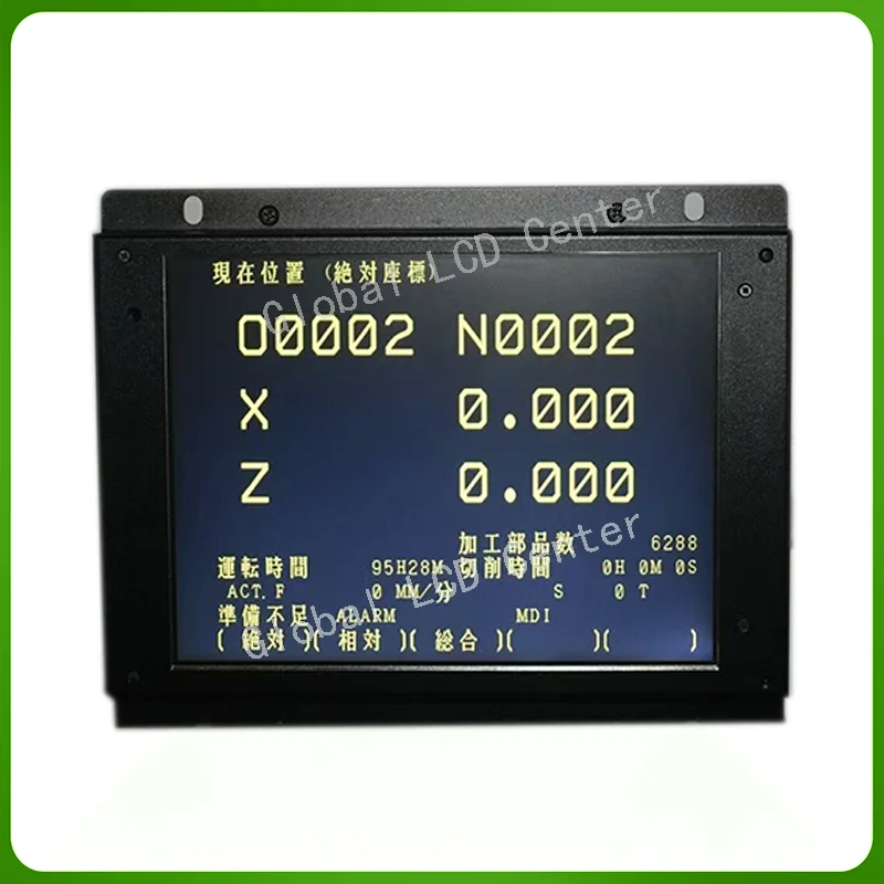 9 Inch LCD Display Screen Maxgeek A61L-0001-0093 D9MM-11A A61L-0001-0095 A61L-0001-0072 For  FANUC CNC System CRT Display
