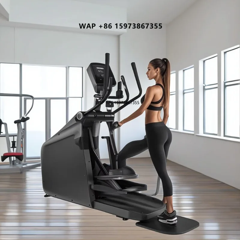 Firstfit-E10 Commercial Gym Cardio Hyper-quiet Drive System Cross Trainer Standing Stepper Magnetic Elliptical Machine