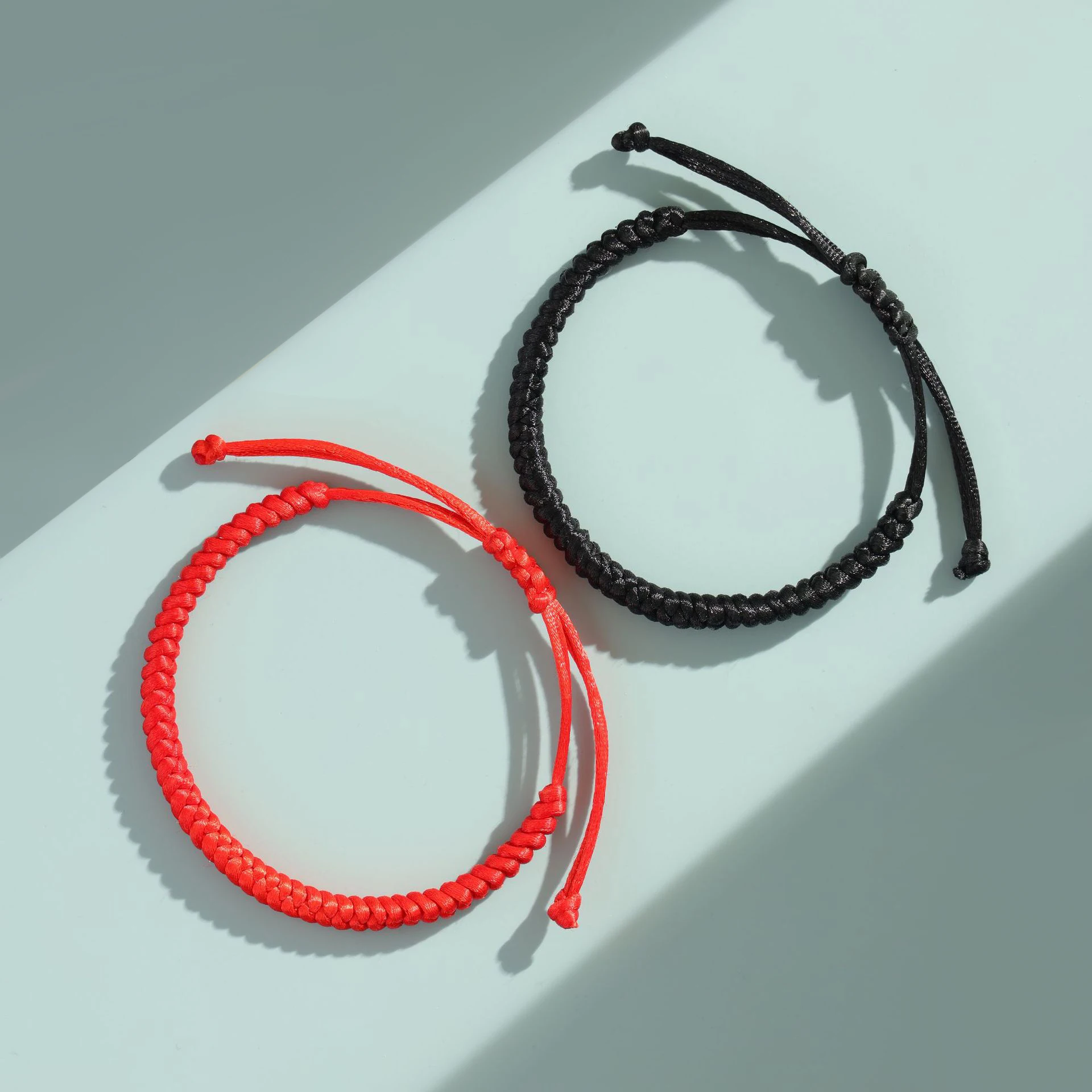 New Fashion Handwoven Snake Knot Bracelet Women New Fashion Red String Black Cord Handmade Adjustable Summer Surfer Jewelry Gift