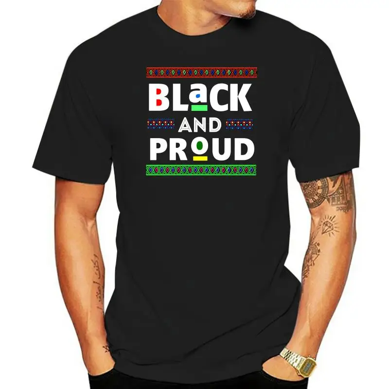 Fashion Black And Proud Melanin Men T Shirt Black Short-Sleeve Letter Women T Shirts Hiphop Top