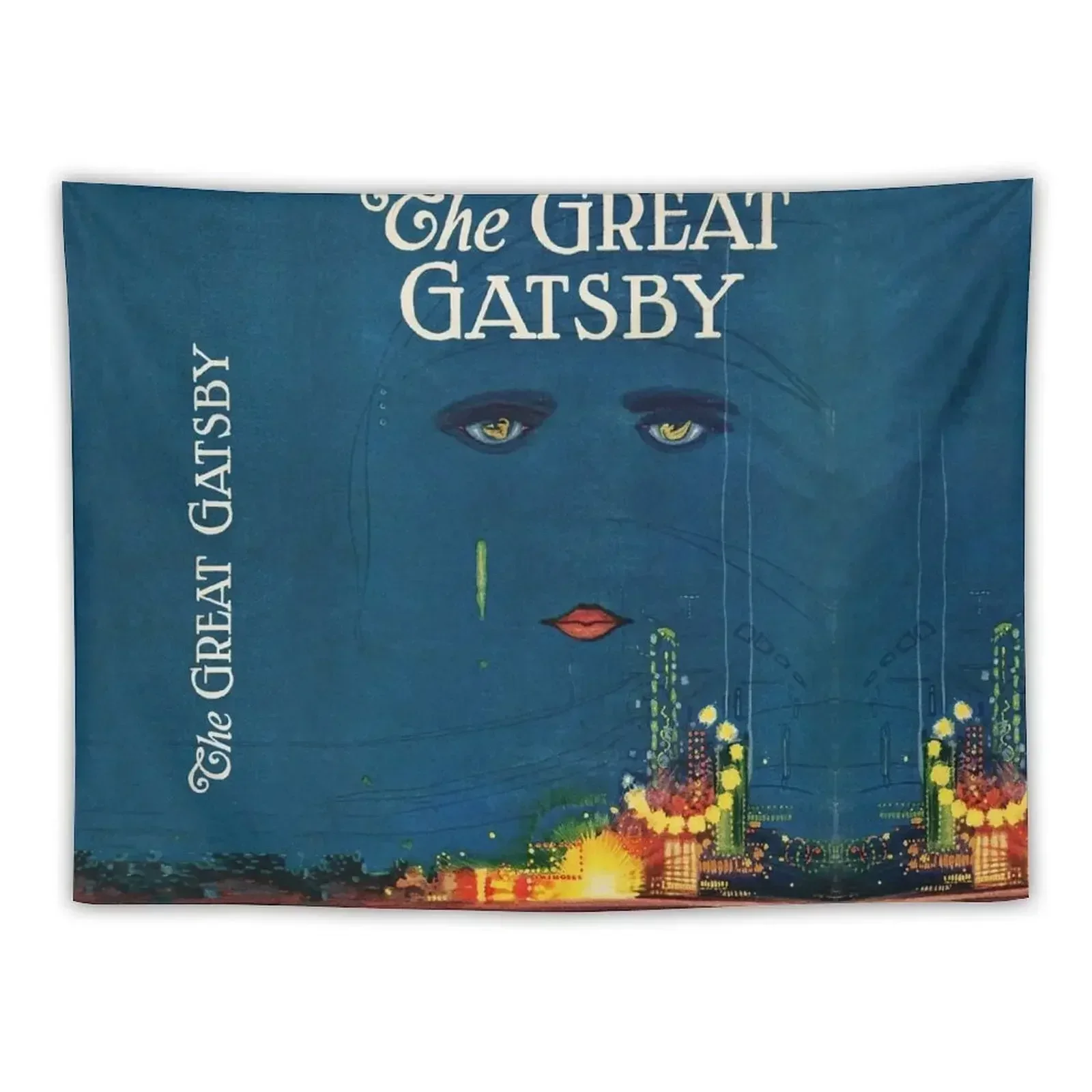 

The Great Gatsby | Vintage Book Cover Tapestry Kawaii Room Decor Home Decorations Aesthetic Tapestry