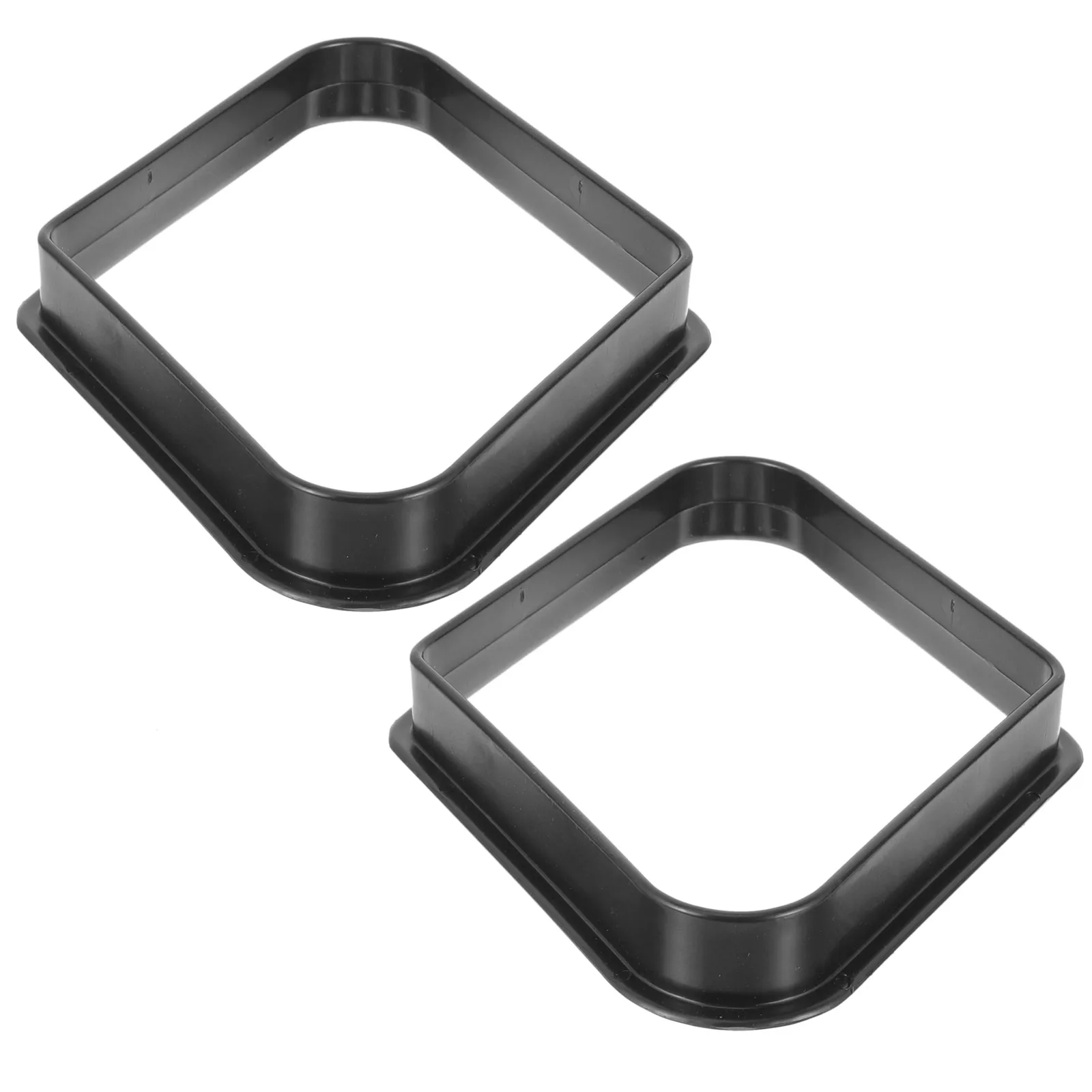 

2pcs Triangle Frame Rack for Pool Table Billiards Vintage Reliable Billiard Rack Black Durable Plastic Storage Organizer